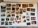Water damaged photos reflattened after severe curling